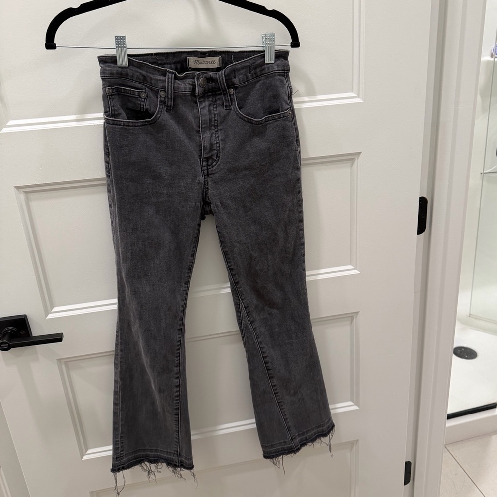 Madewell dark gray/black jeans